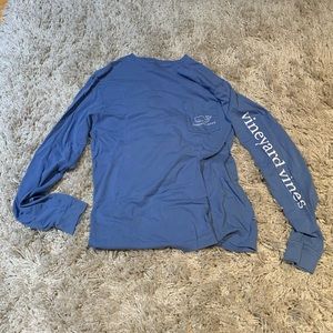 Vineyard Vines Classic Logo Pocket Long Sleeve